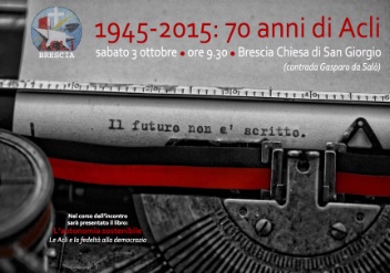 1945-2015: le Acli celebrano i loro primi 70 anni