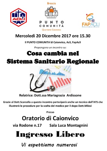 Convegno sul sistema sanitario regionale